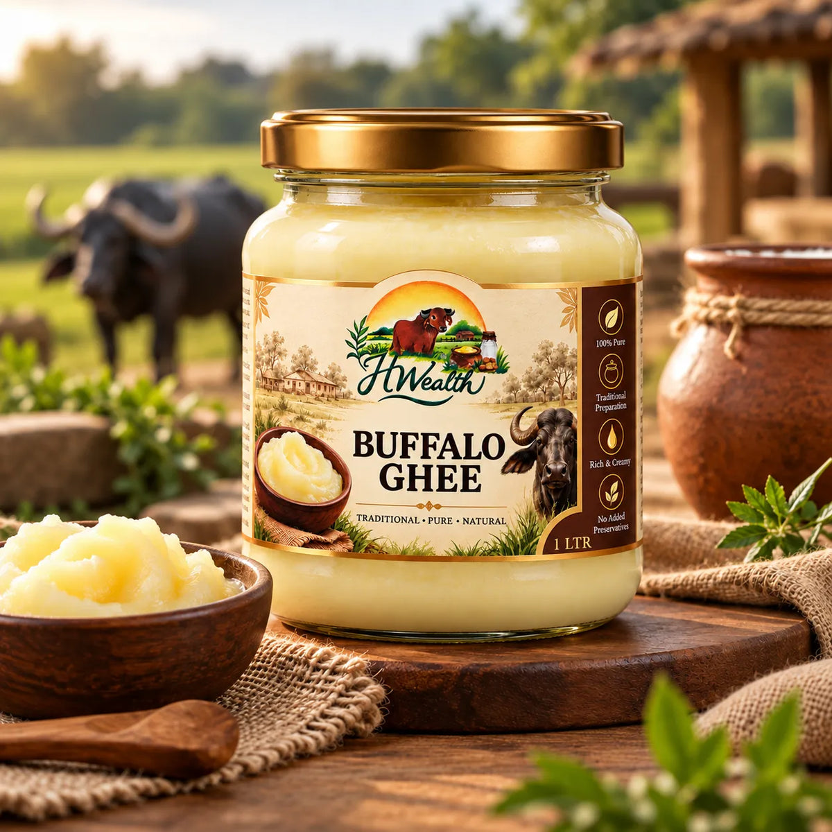 Buffalo Ghee - 1Ltr.